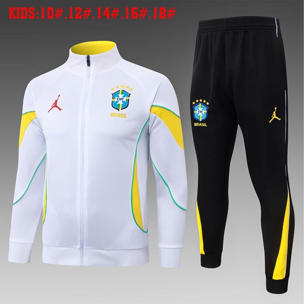 Enfant Survetement Brésil 2026-27 Blanc 2